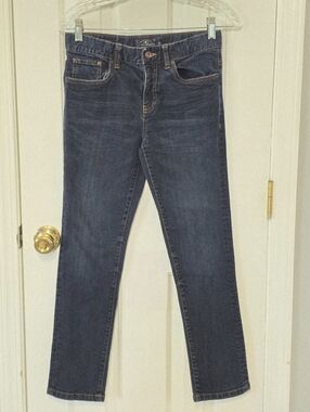 Lucky Brand Kids Authentic Skinny Jeans in Dark Blue Denim Size 14 Adjustible